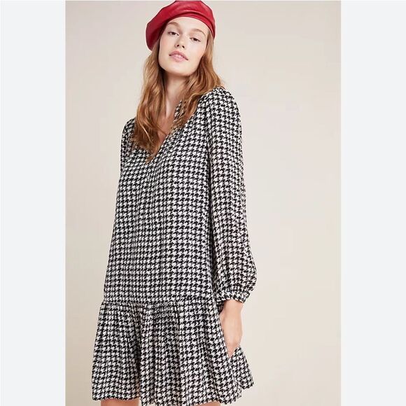 Maeve Sterling Houndstooth Tunic - Picture 1 of 9